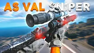 Sniping with The 10 Round AS VAL Class - Rebirth Island Warzone