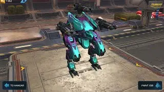 War Robots| BOLT Dash Robot| FFA| Champion League12 Kills|1st Place!| No Modules| Low Level Pilot