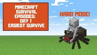 Lets Play Minecraft: S01E01 First day - Easiest Survive