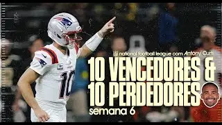 🏈 Hurts, Jerry Jones, Maye: 10 Vencedores & 10 Perdedores da Semana 6 da NFL 2025