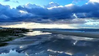 Mirrored Sky Over Water | Calm Drone Footage from Andalusia