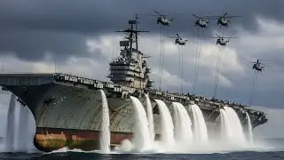 Restoring Completely Burned WWII Aircraft Carrier Submerged for 80 Years | FULL ASMR PROCESS