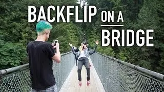 Backflip On A Bridge