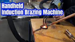 #Handheld Induction #Brazing #Welding Machine #copperpipe