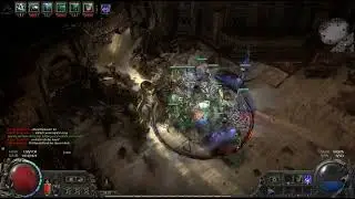 Path of Exil 2 - Minion Druide LvL 60 Akt 4 easy Boss fight again !