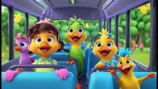 Wheels on the Bus Travels Through Lavender Fields | English Nursery Rhyme | Kids Songs | Baby Music