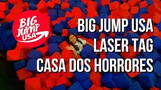 DIVERS&Atilde;O EM FAM&Iacute;LIA! Big Jump USA Barra da Tijuca RJ + Laser Tag e Casa dos Horrores (Halloween)