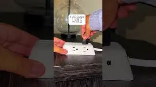 Transform your nightstand with this compact power strip!