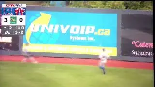 Vinny Guglietti | Canadian American Association &lsquo;18 | Double vs. Rockland Boulders