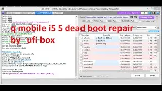 q mobile i5 5  spd cpu dead boot repair by ufi box