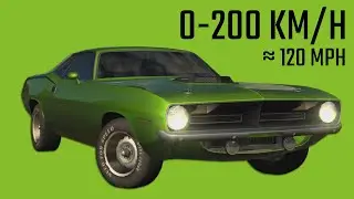 Plymouth 'Cuda 1970 - Acceleration in 10 Games