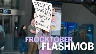 Frocktober Flashmob Takes Over Melbourne! Help the OCRF Raise Funds for Ovarian Cancer Research