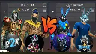 WHITE 444 RAISTAR VS B2K ALPHAFF | 2V2 THE MOST AWAITED ROOM BETWEEN LEGENDS😎👑!! #gamtng #gameplay🎮