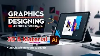 3D Classic Extrude & Bevel|3D modelling|3D objects|how to create 3D  model in adobe illustrator