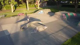 bevy skatepark drone footage (Beveridge skatepark)