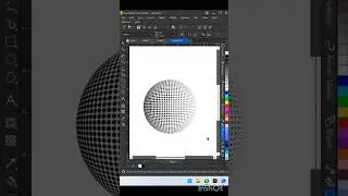 Create halftone dotted sphere CorelDraw easy tutorial pointillizer tool #coreldraw #tutorial #logo