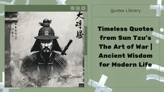 Timeless Quotes from Sun Tzu&rsquo;s The Art of War  Ancient Wisdom for Modern Life