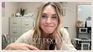 Productive week in the life of a school SLP: VLOG