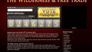 Runescape Return of Wild &  Free Trade Vote NOW!