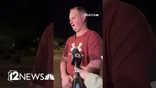Witness describes scene during Mesa shooting that injured officer