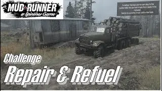 Pumpkin Pies | MudRunner Challenge #12 - Repair & Refuel