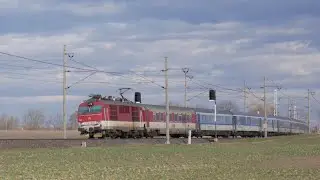 Vlaky Pardubice - Opočínek 8. 3. 2019 (4K,UHD)