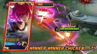 Beatrix is still overpowered after NERF - submachine gun&nbsp;overpower best build || top player MLBB