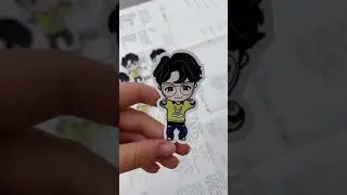 Виниловые стикеры TinyTan в образах из клипа &ldquo;IDOL&rdquo;❤️ #bts #btsstickers #бтс #fyp