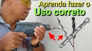 Uso correto da furadeira buchas e brocas!