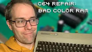 Ремонт C64: плохой цвет ОЗУ