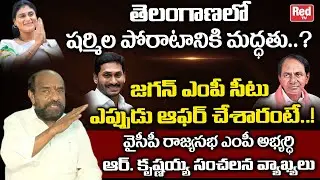 BC leader R Krishnaiah Exclusive interview over Rajya Sabha Seat | CM Jagan Moham Reddy | RED TV