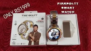 solace firebolt luxury smart watch ⌚ 120 sports modes full Mattel body 1.32 inch display only Rs1999