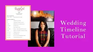 How to Create Your Wedding Day Timeline