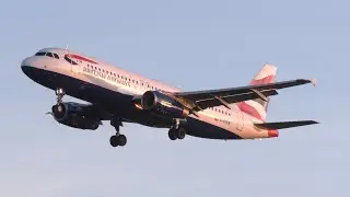 British Airways A320 Sunrise Arrival at London Heathrow 🌅✈️