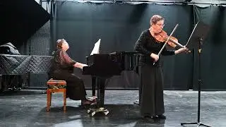 Bach Sonate c-moll f&uuml;r Violine und Klavier 2nd Mvt Miriam Rapaport & Svetlana Elkun