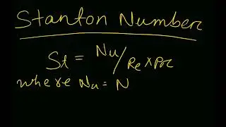 Mathematical Formula of Stanton No.
