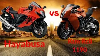 Hayabusa vs ktm rc8 comparison video