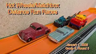 Hot Wheels - Соревнования по бегу на длинные дистанции, группа 4 - 5-й раунд