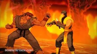 Scorpion vs Ryu then Ken then Ghost Rider - Death Battle!