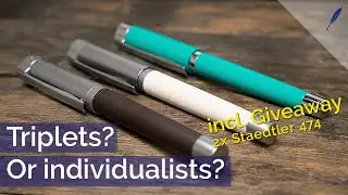 Same and yet different? The Staedtler Initium series - Resina, Lignum and Corium. A review