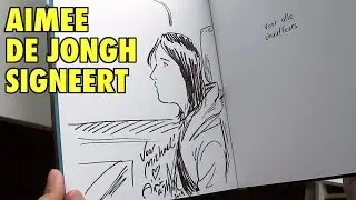 Striptekenaar Aimée de Jongh signeert | Vlog 160