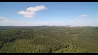 Forest of Dean, hill top view, 4K Yuneec Typhoon  H