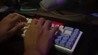 mt3 Godspeed on acrylic case/plate typing test