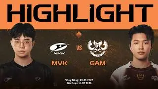 HIGHLIGHTS | MVK vs GAM | Vòng Bảng Giai Đoạn 1 LCP 2026