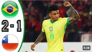 Brazil vs Chile (3-1)All Goals Extended Highlights