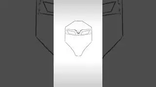 Drawing a robot head 🤖 #mech #robotart #gundamart #gunpla #gundam #drawing #procreateart #scifiart