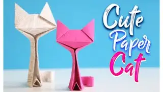 How to make a paper cat easy | How to make a paper cat easy step by step | origami paper cat easy |