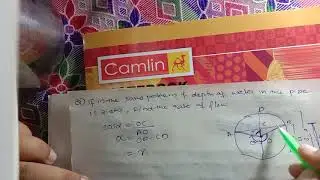 FM mod 4 - Flow through circular sections, Condition for max. velocity