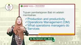 Operasi dan Produktivitas