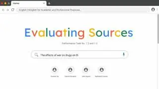 Evaluating Sources
